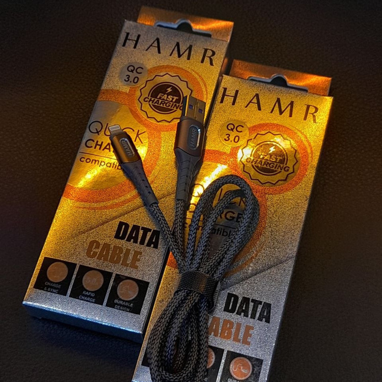 کابل شارژر HAMR لایتنینگ تو USB