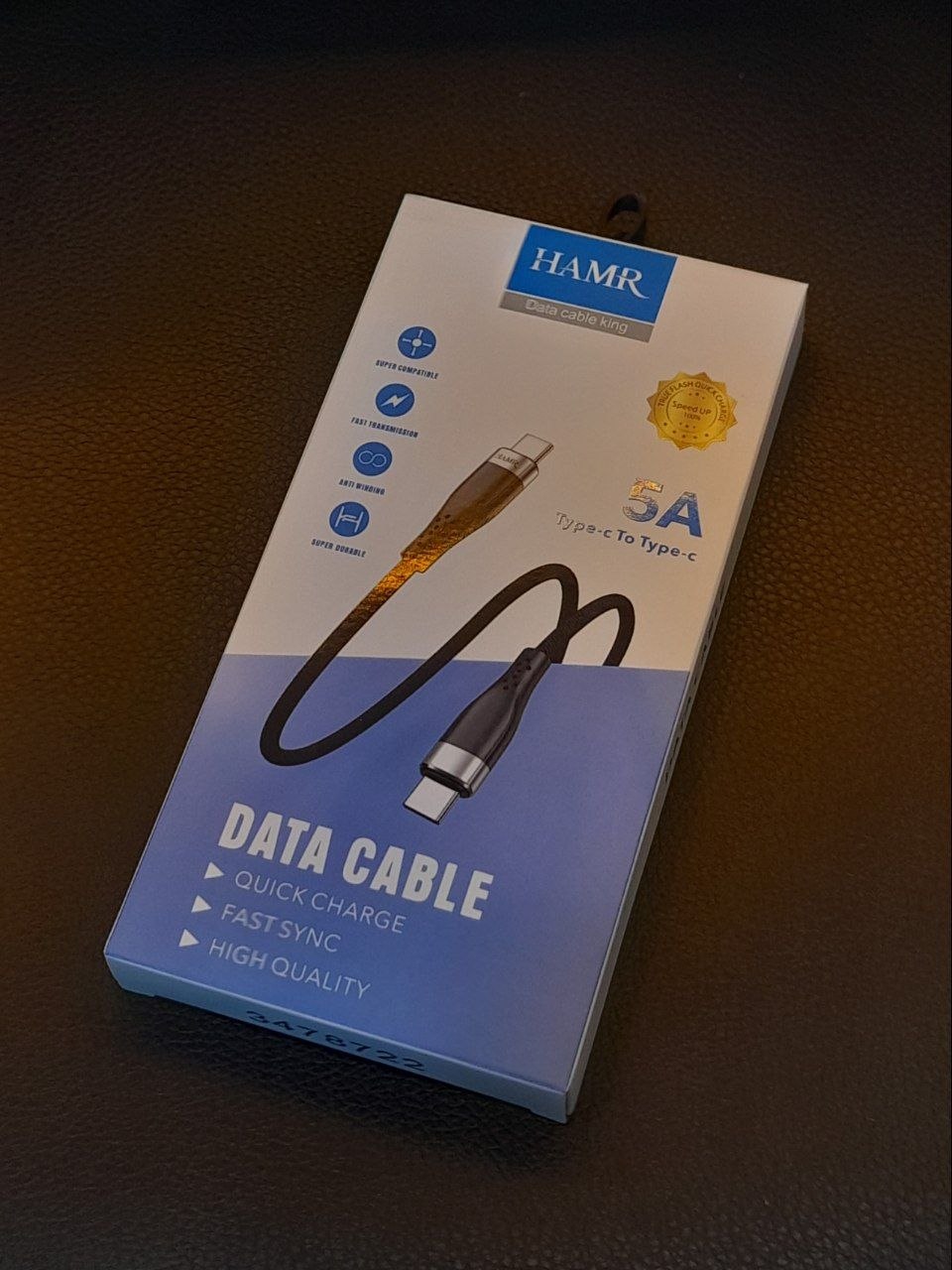 کابل شارژر HAMR تایپ سی تو تایپ سی