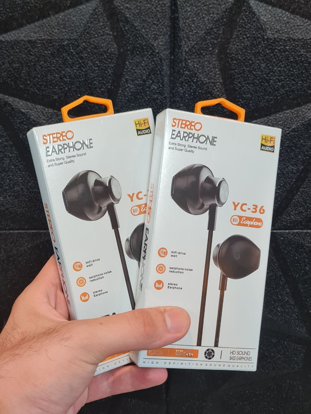 هندزفری سیمی برند STEREO EARPHONE