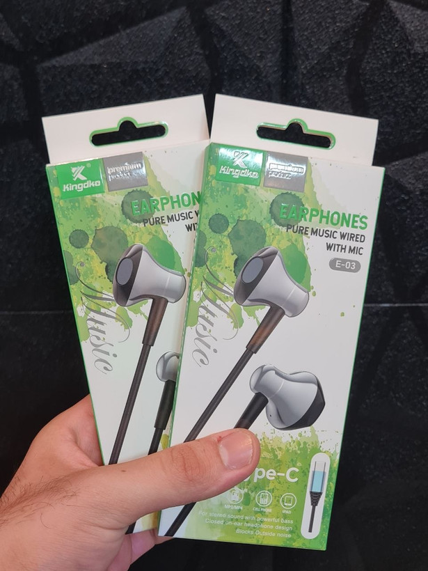 هندزفری سیمی تایپ سی برند EARPHONES