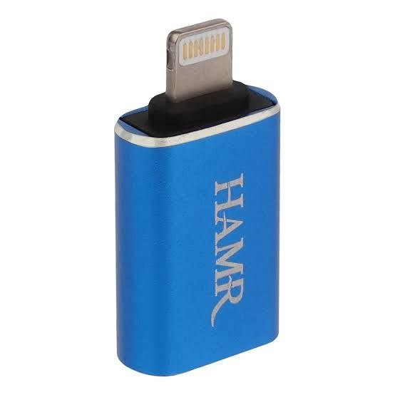 مبدل OTG مدل USB به لایتنینگ برند HAMR