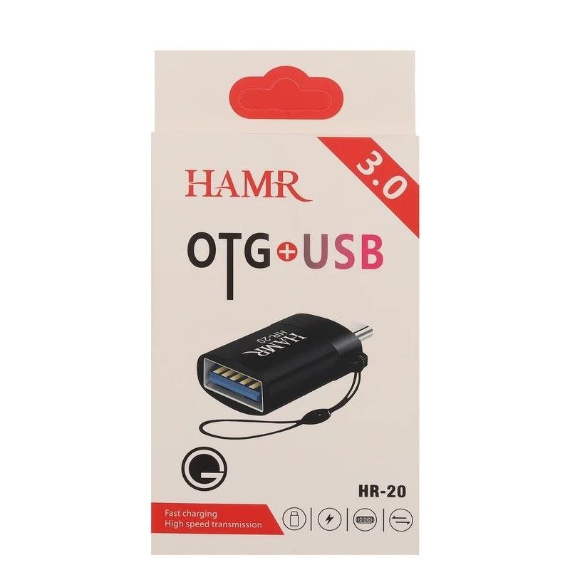 مبدل OTG مدل USB به تایپ سی برند HAMR