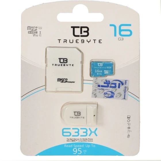 کارت حافظه 16 گیگابایتی برندTRUEBYTE