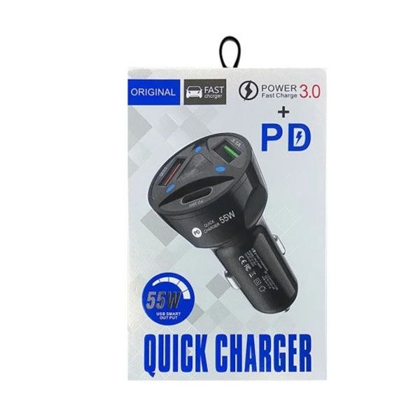 شارژر فندکی 55 وات برند MLE-003