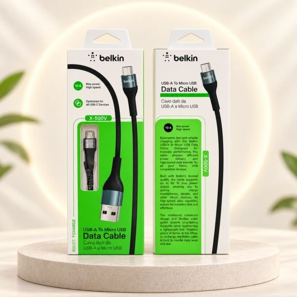 کابل شارژر تایپ سی برند belkin مدل X-500C